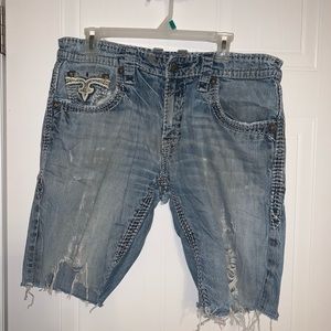 Men’s rock revival sz 36 destroyed cutoffs play